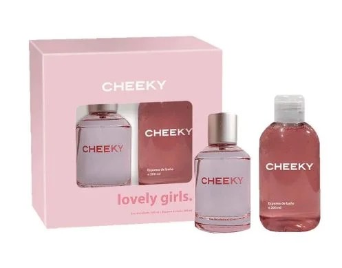 CHEEKY LOVELY GIRLS (EDT X 100 ML + ESPUM.BAÑO X 200 ML) CAJA