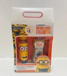 MINIONS VALIJA B.SPLASH X 125 ML+SH.X 200 ML (12)
